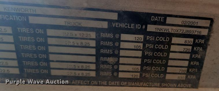 image for item OD9684 2002 Kenworth  W900 ready mix truck