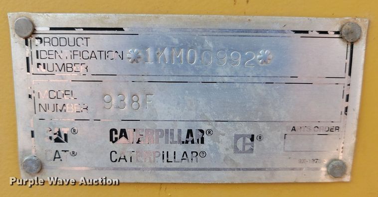 image for item OD9687 1995 Caterpillar 938F wheel loader