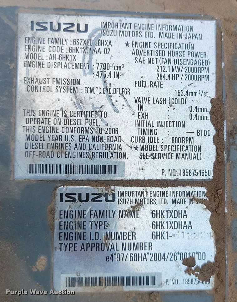 image for item OD9689 2006 Link-Belt 330 LX excavator