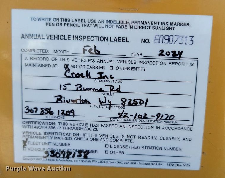 image for item OD9706 1998 Mack MR688S concrete pump truck