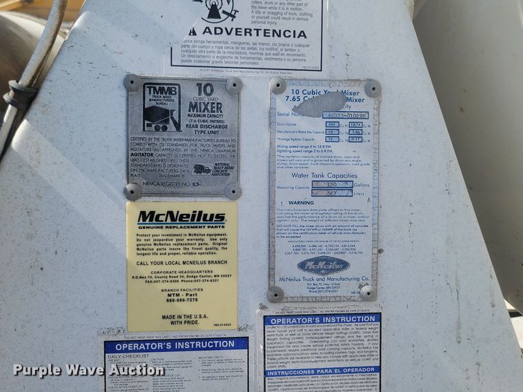 image for item OD9710 1998 Ford LT8513 ready mix truck