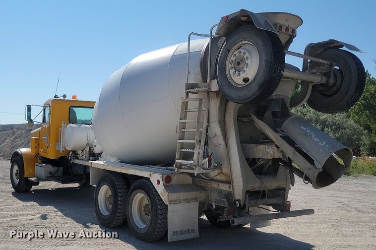 image for item OD9711 1991 Peterbilt  357 ready mix truck