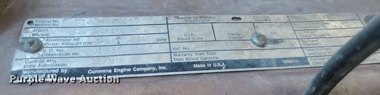 image for item OD9712 1981 International  F2674 ready mix truck