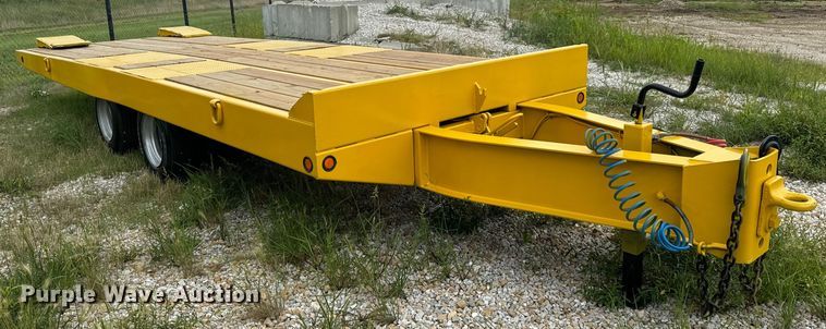 image for item OF9918 1990 Eager Beaver 15TXL tilt deck equipment trailer