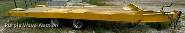 image for item OF9918 1990 Eager Beaver 15TXL tilt deck equipment trailer