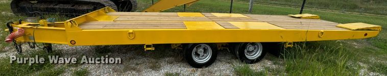 image for item OF9918 1990 Eager Beaver 15TXL tilt deck equipment trailer
