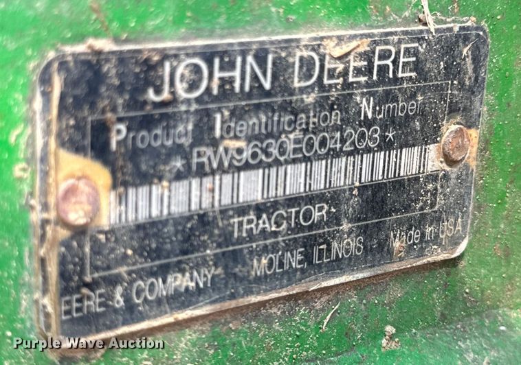 image for item OF9919 2008 John Deere 9630  Scraper Special 4WD tractor