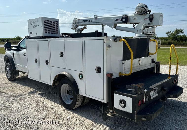 image for item OF9921 2022 Ford F550 XL utility / service truck