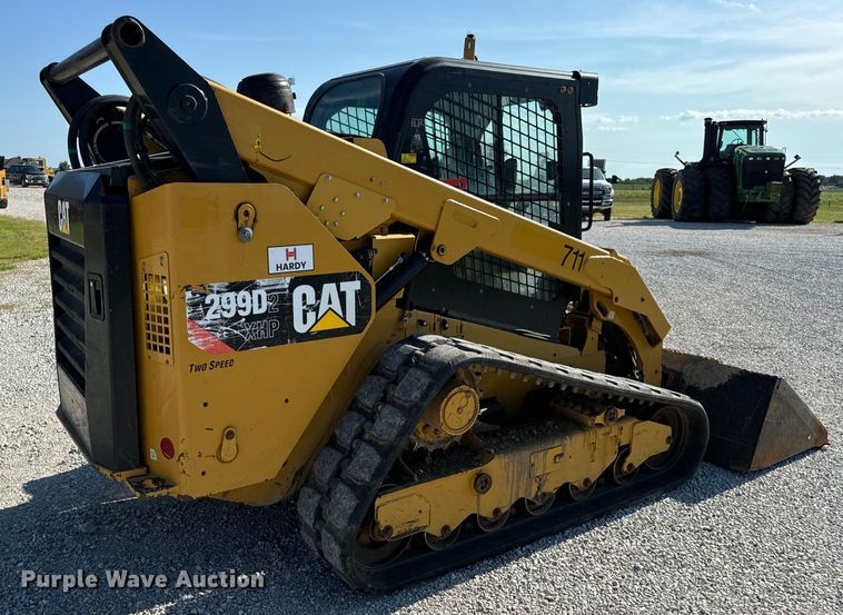 image for item OF9923 2017 Caterpillar  299D2 XHP tracked skid steer loader