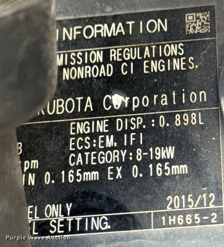 image for item OF9943 2016 Toro TX525 compact utility loader