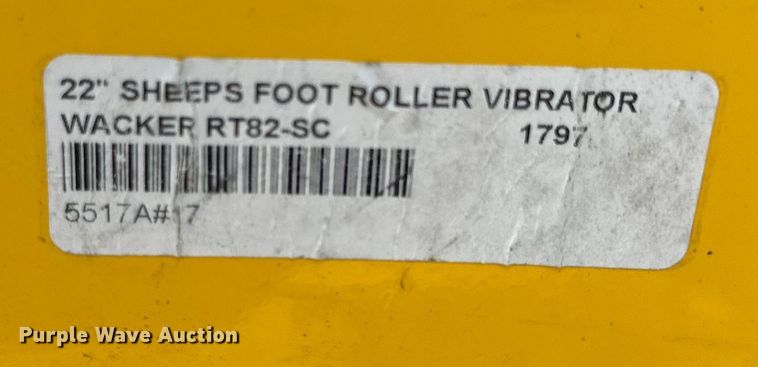 image for item OF9944 Wacker Neuson RT82-SC trench compactor