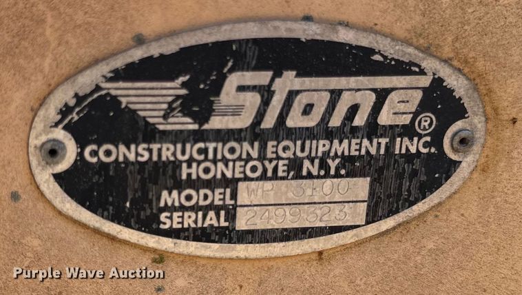 image for item OG9619 1999 Stone  WP3100 double drum vibratory roller