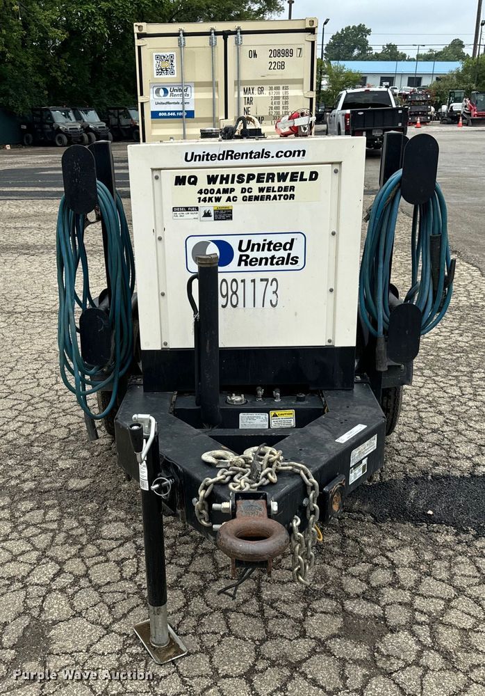 image for item OG9627 2019 Multiquip DLW-400ESA4 welder/generator