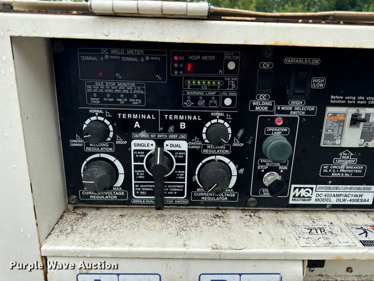 image for item OG9627 2019 Multiquip DLW-400ESA4 welder/generator