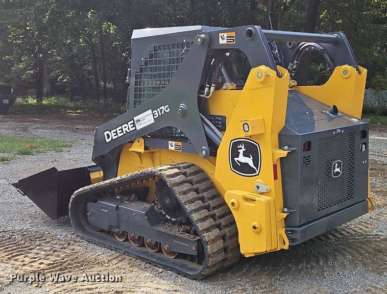 image for item OJ9792 2022 John Deere 317G tracked skid steer loader