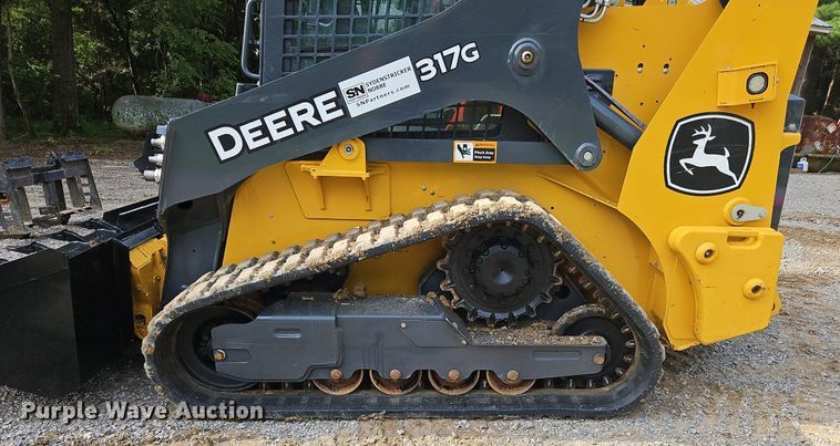image for item OJ9792 2022 John Deere 317G tracked skid steer loader