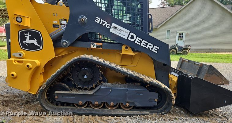 image for item OJ9792 2022 John Deere 317G tracked skid steer loader