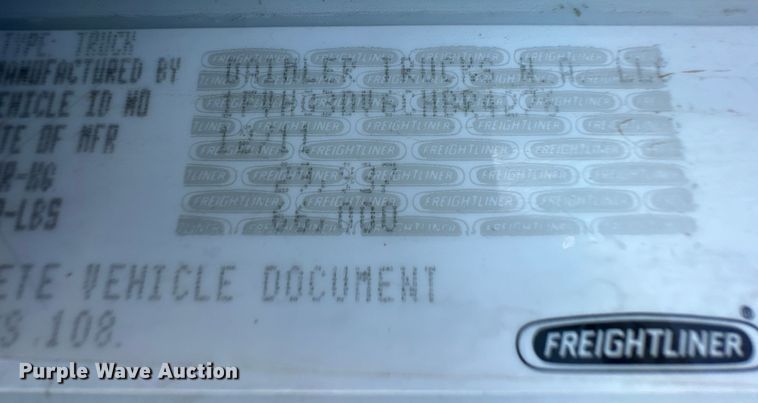 image for item OM9532 2012 Freightliner 114SD ready mix truck