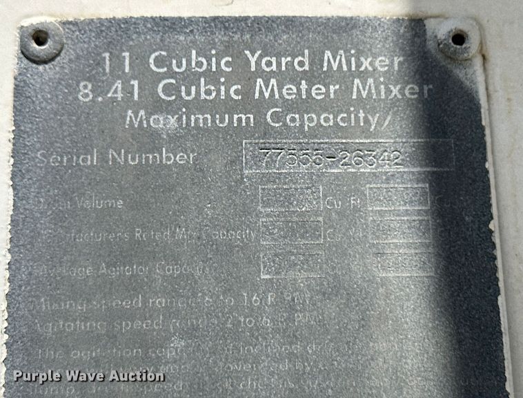 image for item OM9538 2006 Kenworth ready mix truck