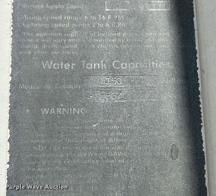 image for item OM9538 2006 Kenworth ready mix truck