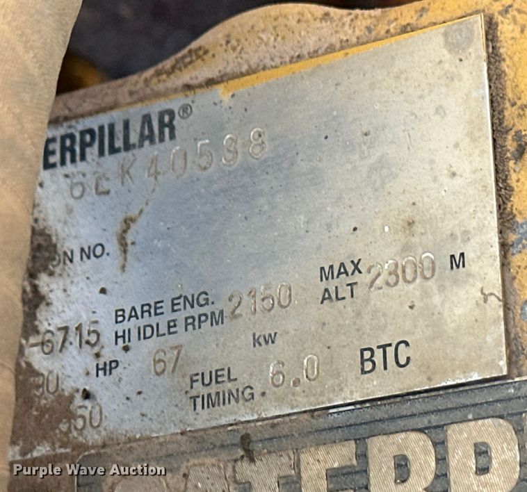 image for item OM9541 2006 Caterpillar 312C L excavator