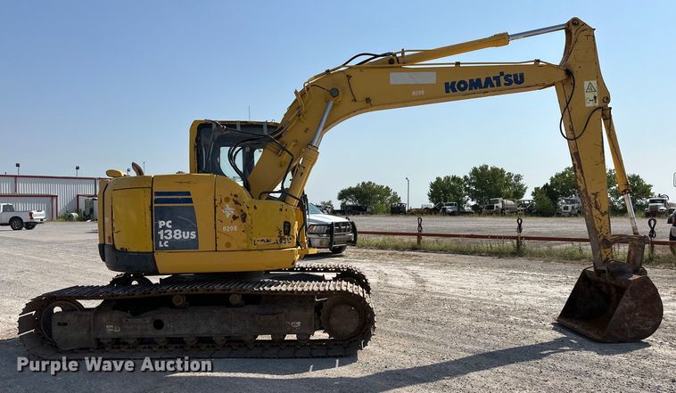 image for item OM9542 2009 Komatsu PC138USLC-8 excavator