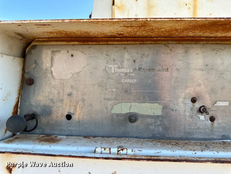 image for item OM9572 1979 Mack concrete pump truck