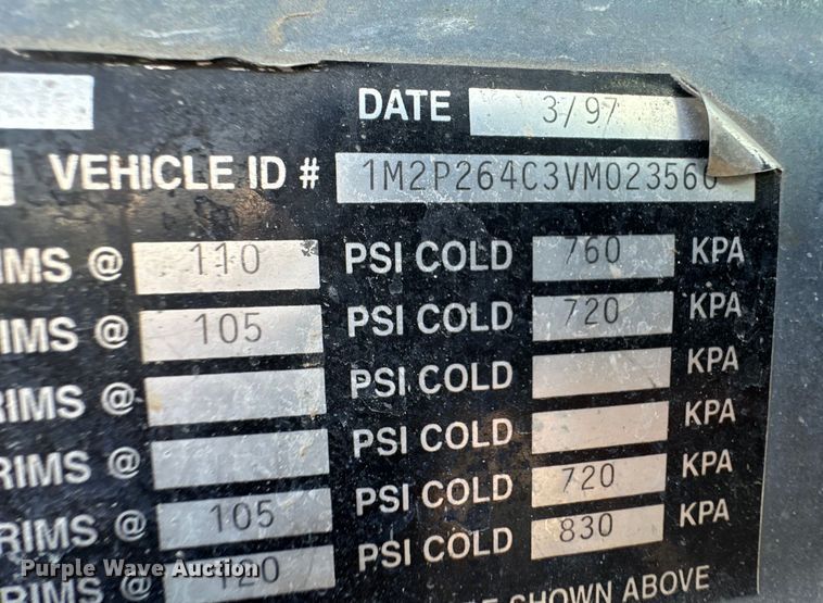 image for item OM9577 1997 Mack RD690S ready mix truck