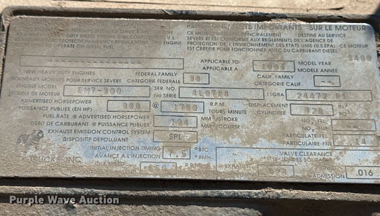 image for item OM9581 1994 Mack DM690S ready mix truck