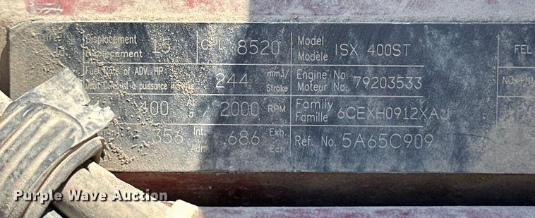 image for item OM9582 2007 International 9400i semi truck