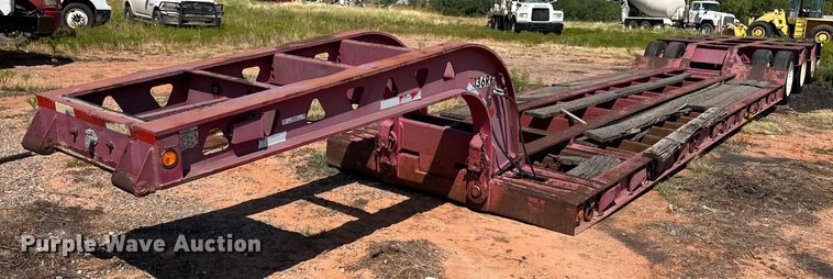 image for item OM9583 1988 Trail King lowboy equipment trailer