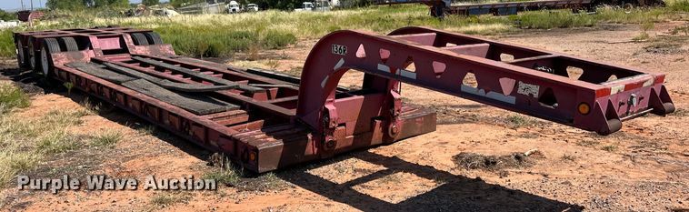 image for item OM9583 1988 Trail King lowboy equipment trailer
