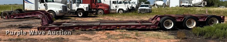 image for item OM9583 1988 Trail King lowboy equipment trailer