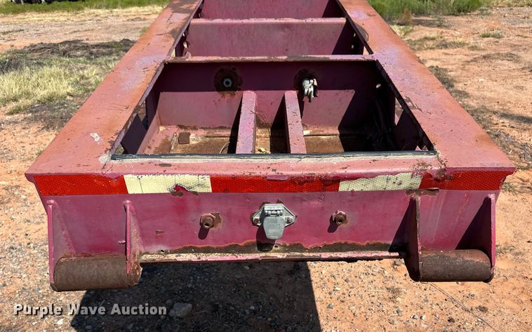 image for item OM9583 1988 Trail King lowboy equipment trailer