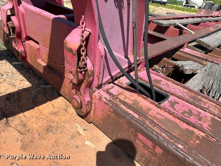 image for item OM9583 1988 Trail King lowboy equipment trailer