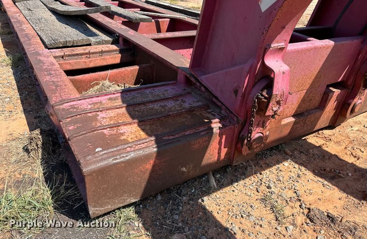 image for item OM9583 1988 Trail King lowboy equipment trailer