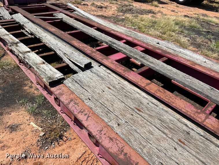 image for item OM9583 1988 Trail King lowboy equipment trailer