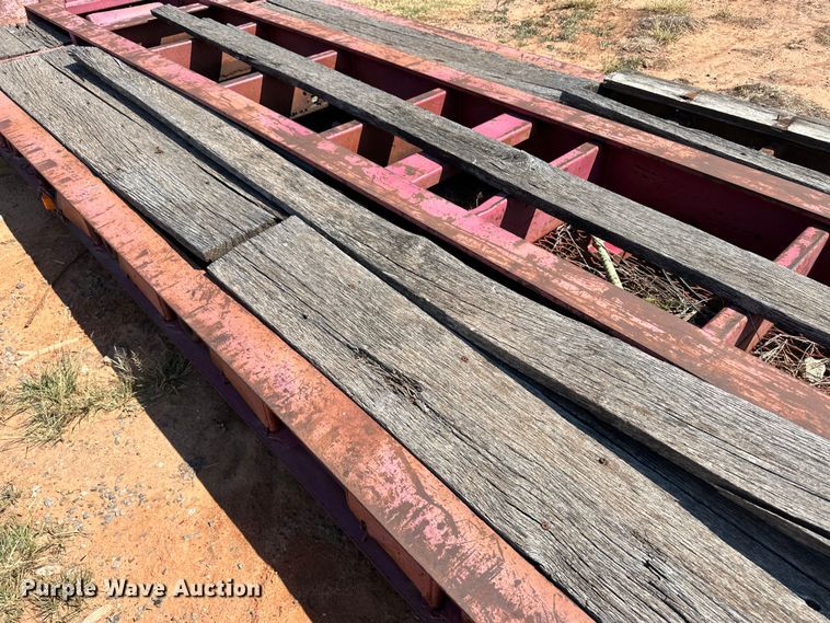 image for item OM9583 1988 Trail King lowboy equipment trailer