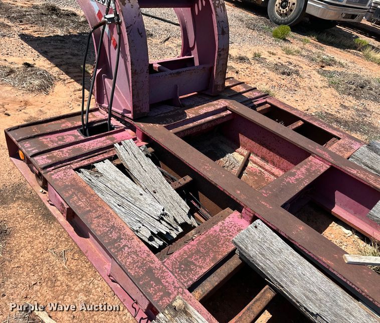 image for item OM9583 1988 Trail King lowboy equipment trailer