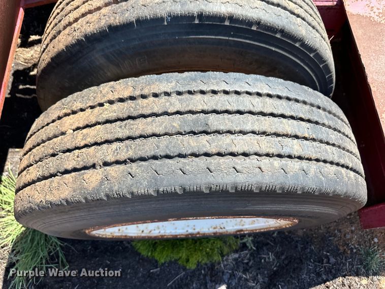 image for item OM9583 1988 Trail King lowboy equipment trailer