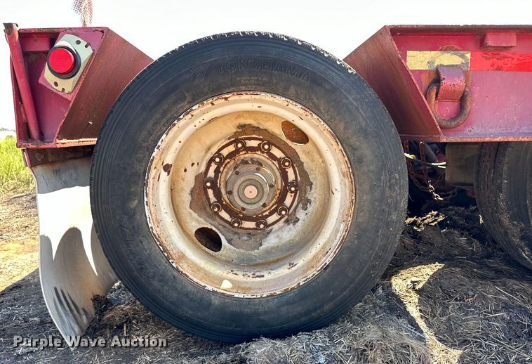 image for item OM9583 1988 Trail King lowboy equipment trailer