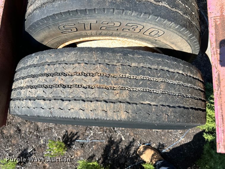 image for item OM9583 1988 Trail King lowboy equipment trailer