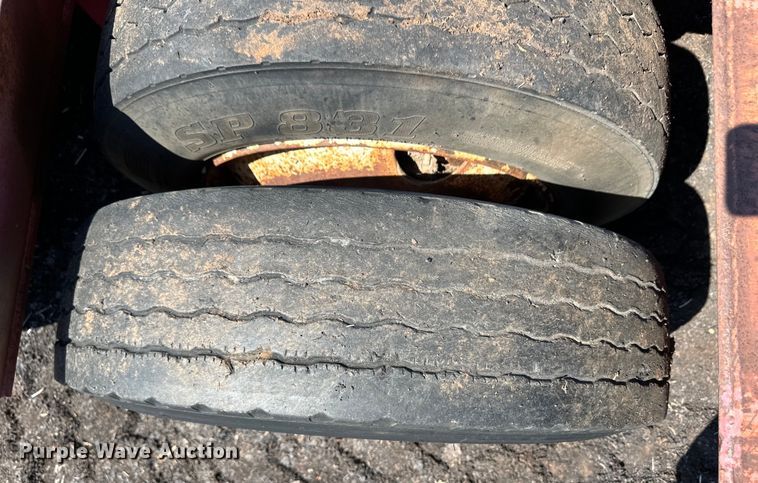 image for item OM9583 1988 Trail King lowboy equipment trailer