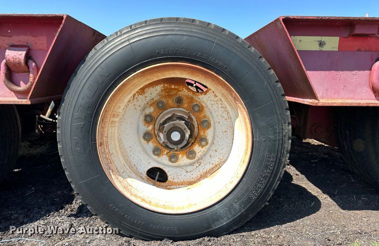 image for item OM9583 1988 Trail King lowboy equipment trailer