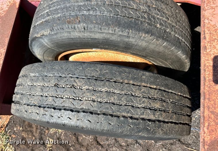 image for item OM9583 1988 Trail King lowboy equipment trailer