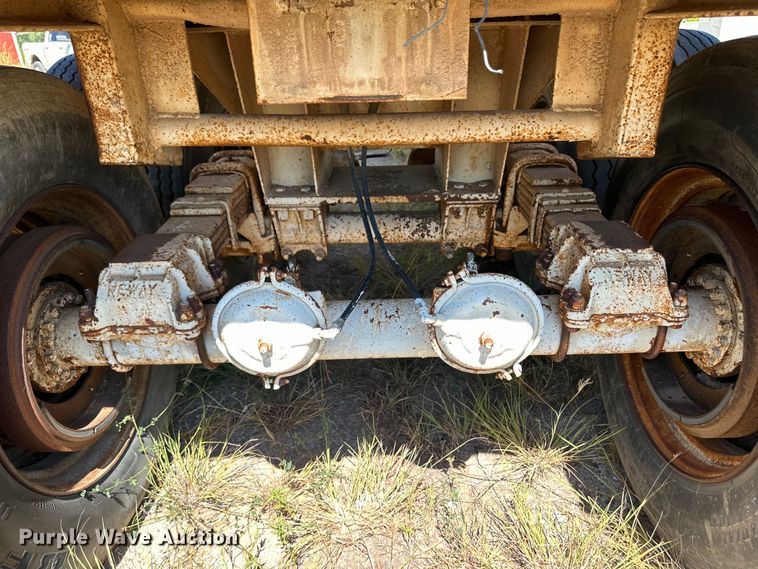 image for item OM9587 1975 Lufkin TD27 end dump trailer