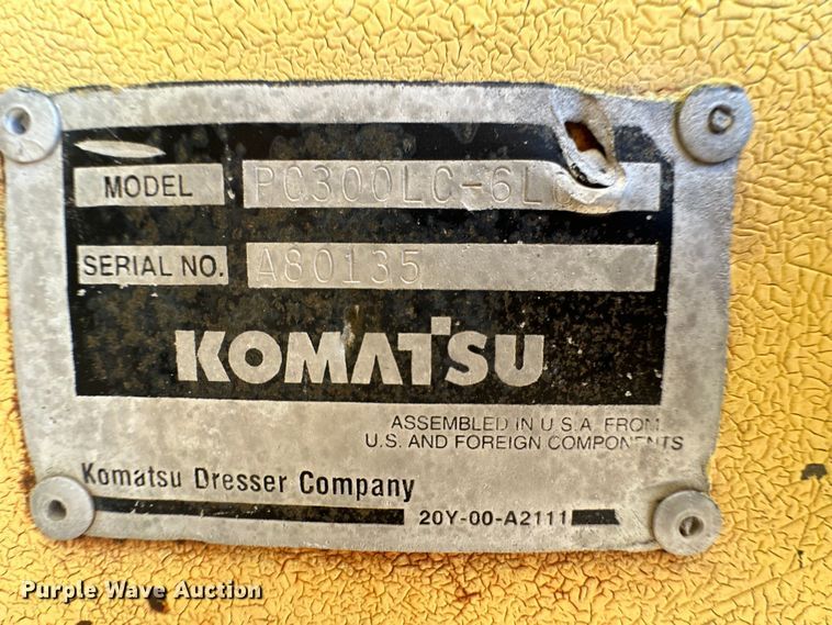 image for item OM9603 1996 Komatsu PC300LC-6 excavator