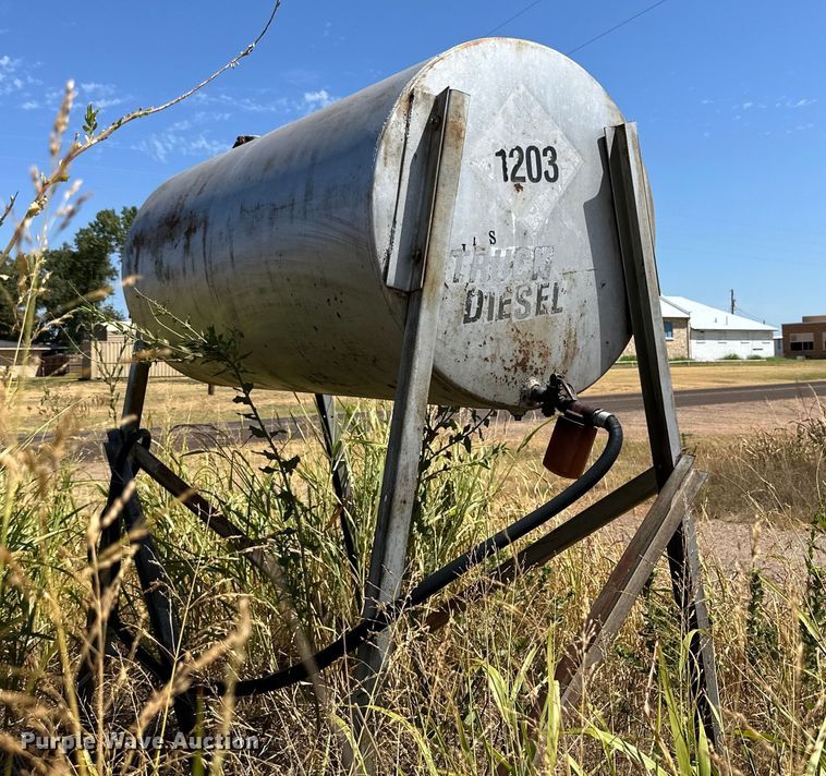 image for item DG4486 (2) steel diesel tanks 