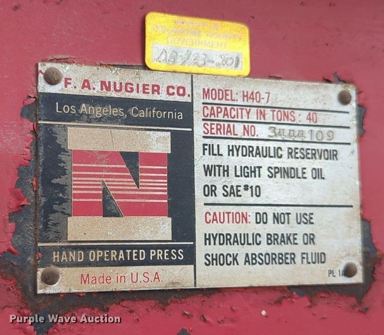 image for item DL1030 Presses