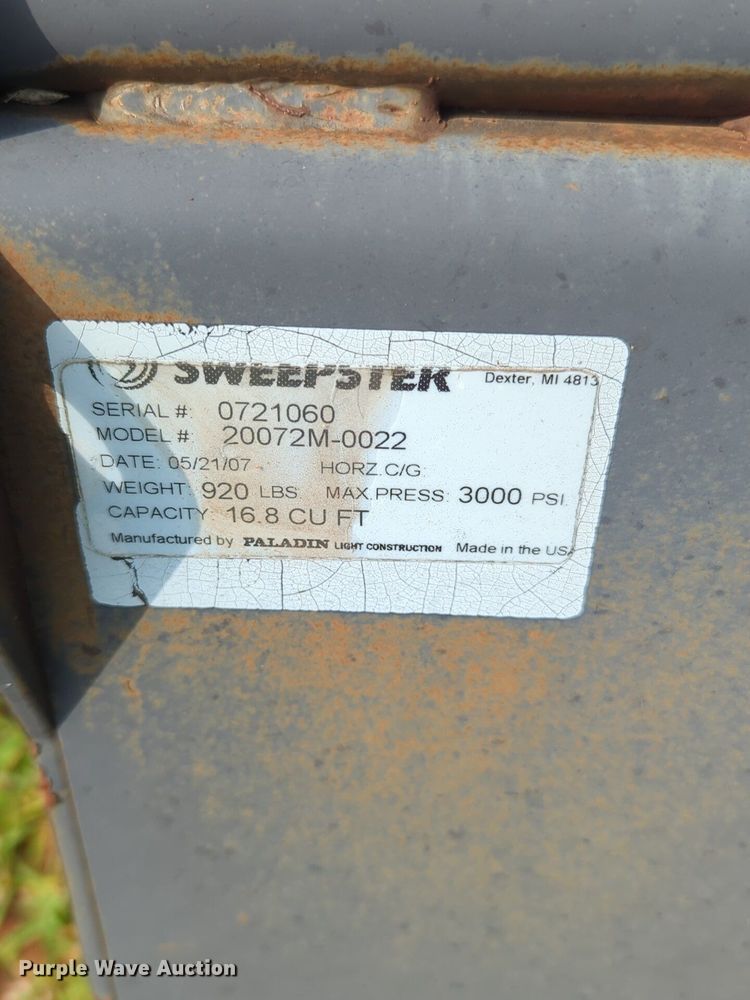 image for item DL1059 Sweepster 20072M-0022 skid steer broom